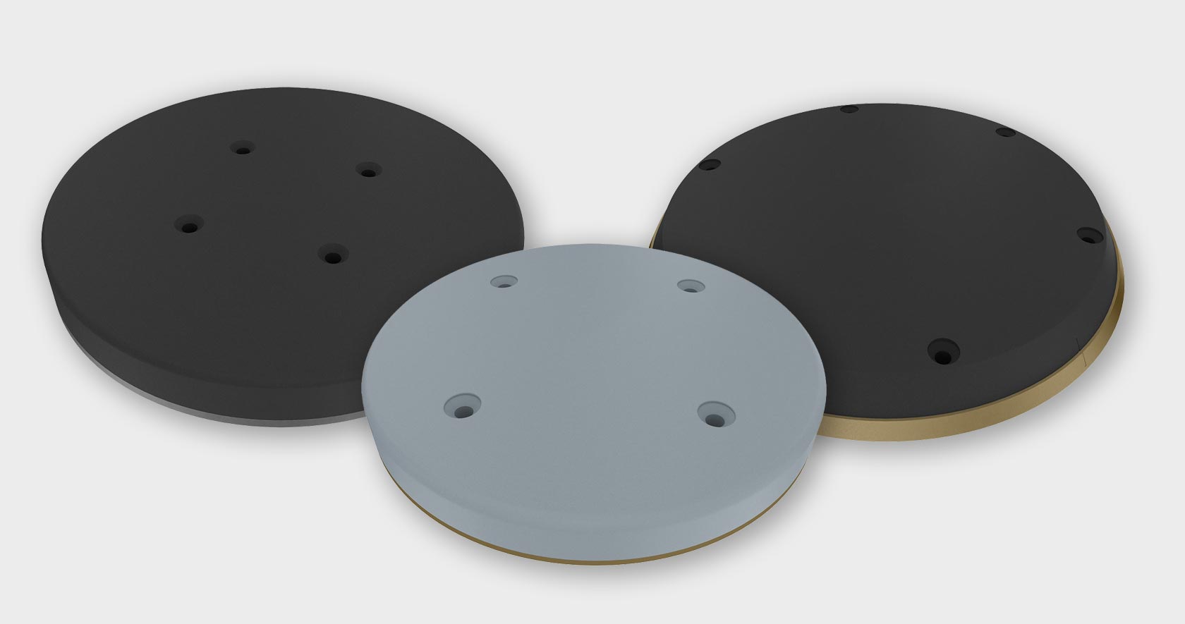 Three CRPA antennas