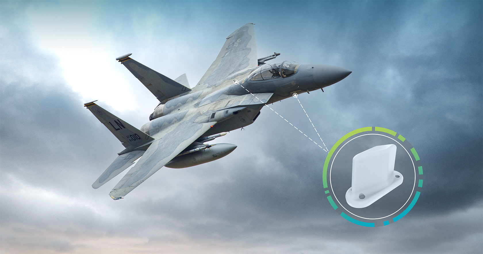 F15 with pointer to Antcom antennas