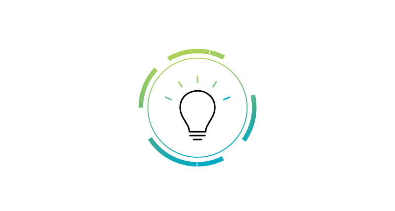 Icon of a light bulb